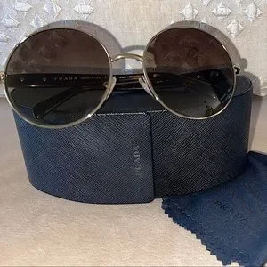 Prada SPR-58V Brown Havana Lettering Logo Sunglasses Prada | Accessories | Prada Spr58v Brown Havana Lettering  main image 3